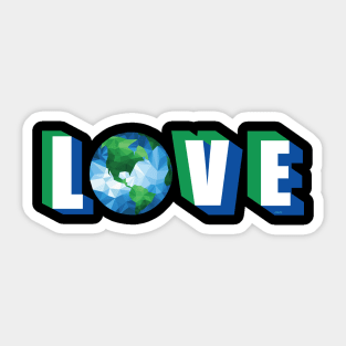Love our Planet Earth Day Sticker